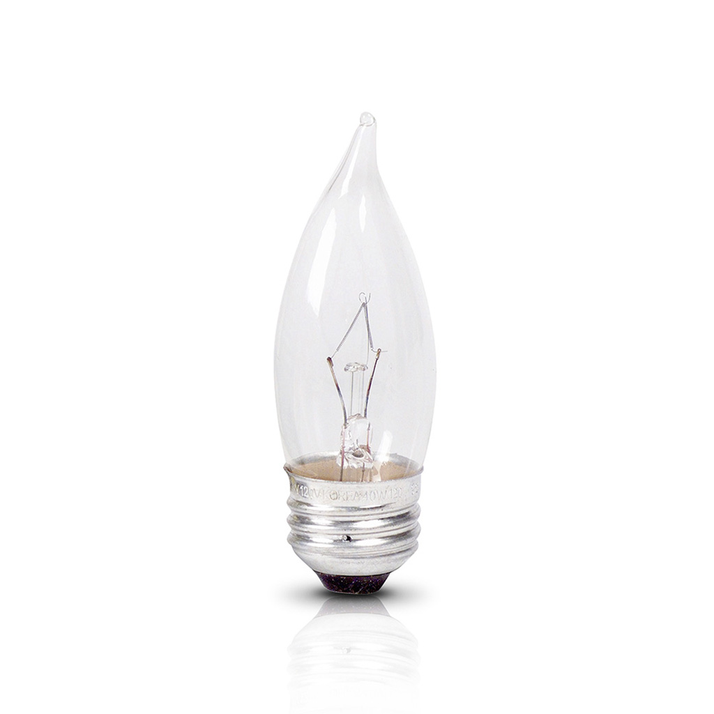 LAMP INC VELA BA9 E26 40W 120V CLA PHILIPS