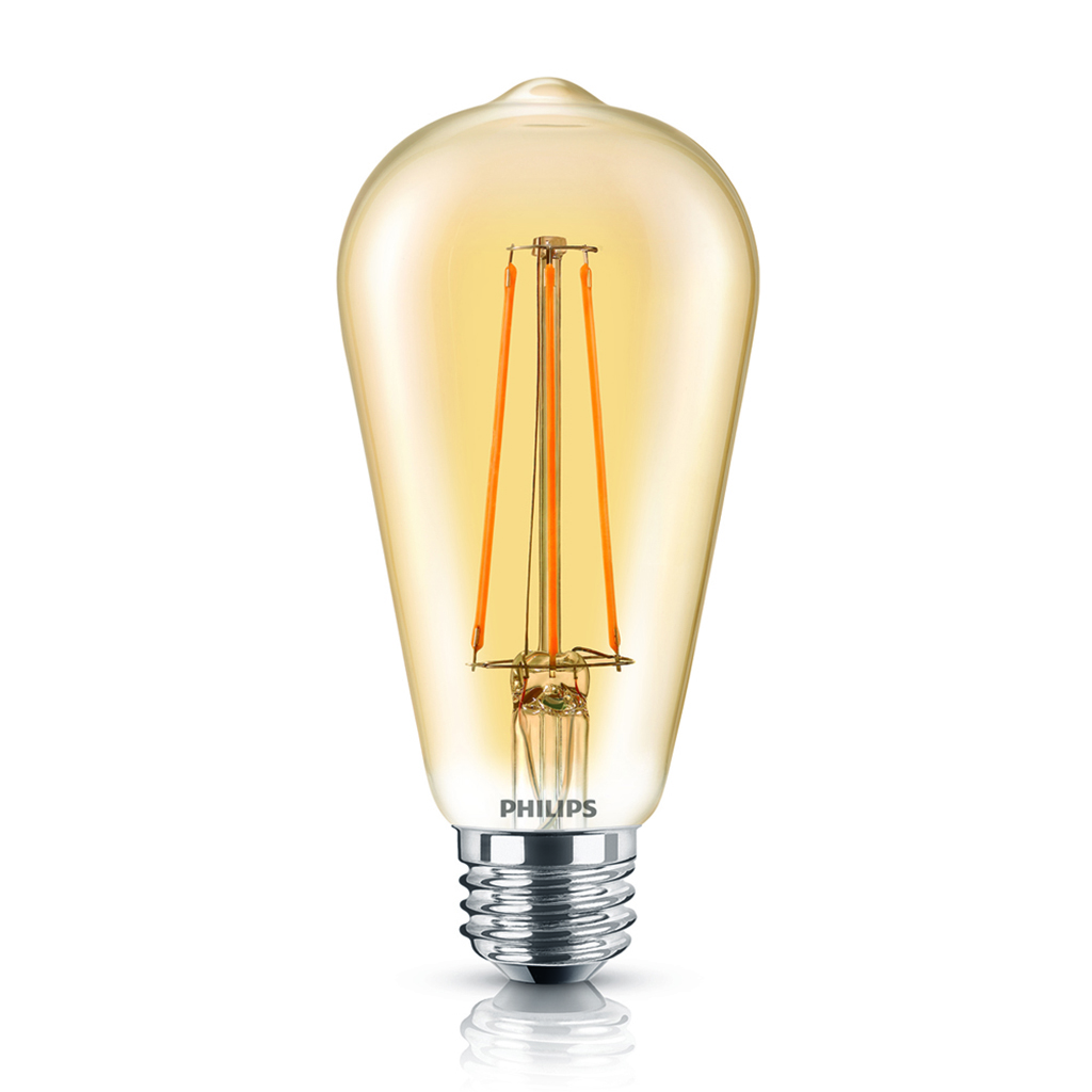 LAMP LED FILAMENT VINTAGE 5W ST19 22K E26 DIM