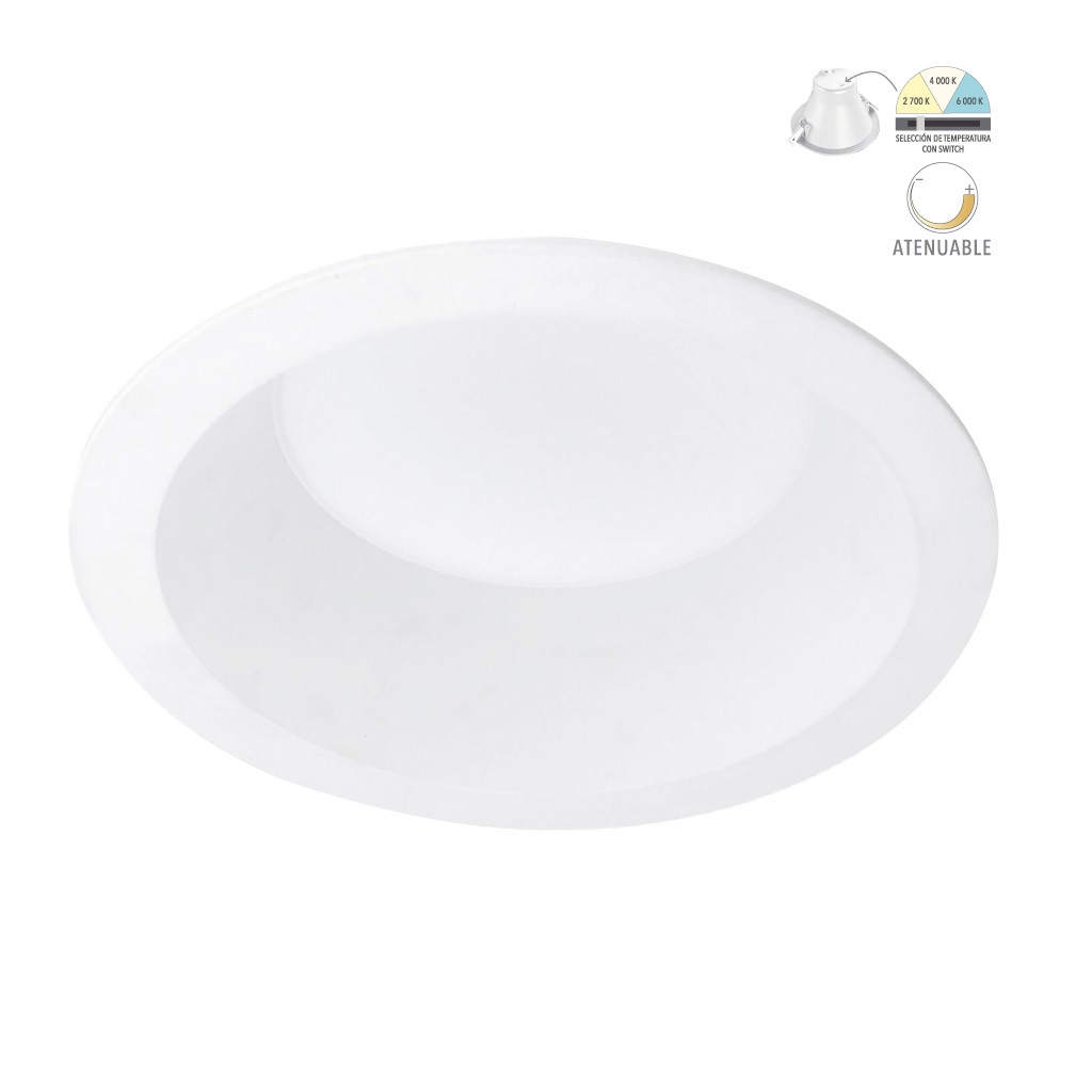 LUM EMP LED 16W 127V 30-65K DIM ATIK III TECNOLITE