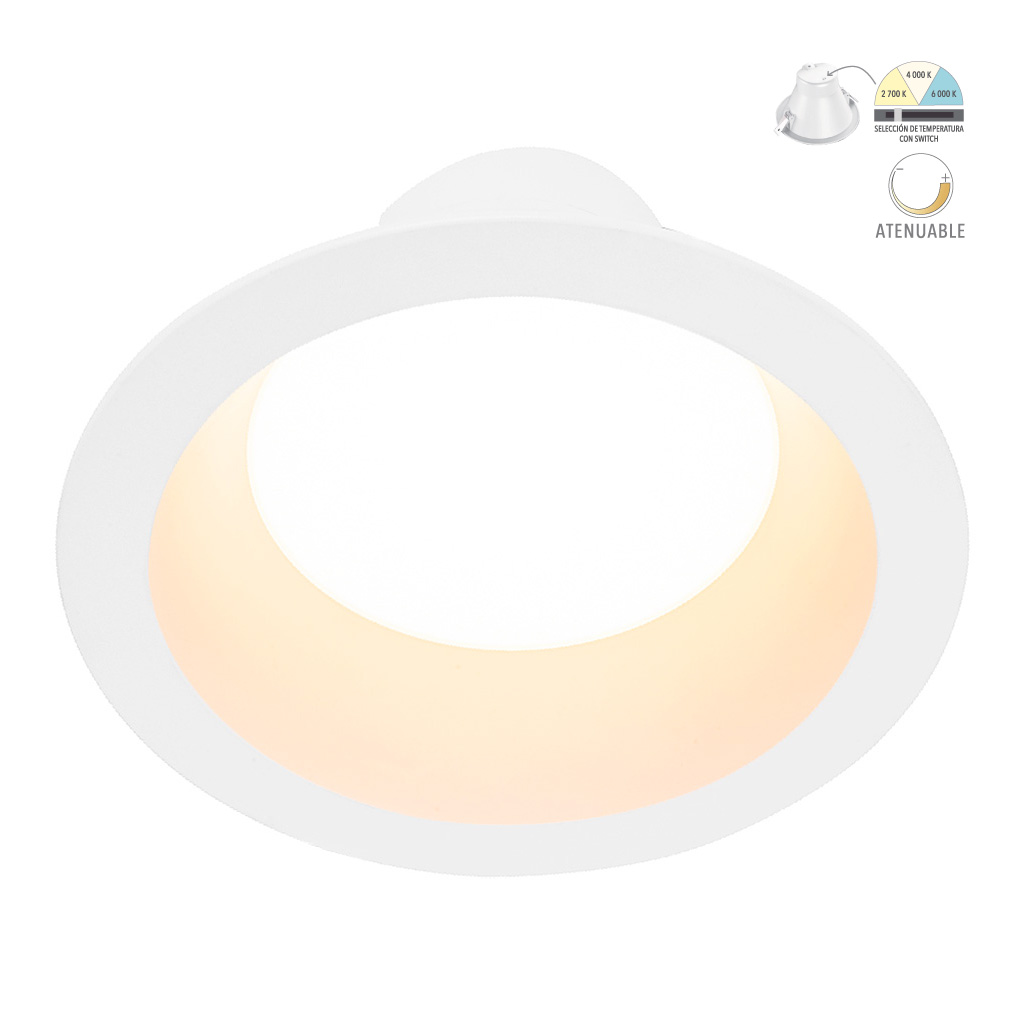 LUM EMP LED 20W 127V 30-65K TUNNEABLE BCO ATIK IV TECNOLITE