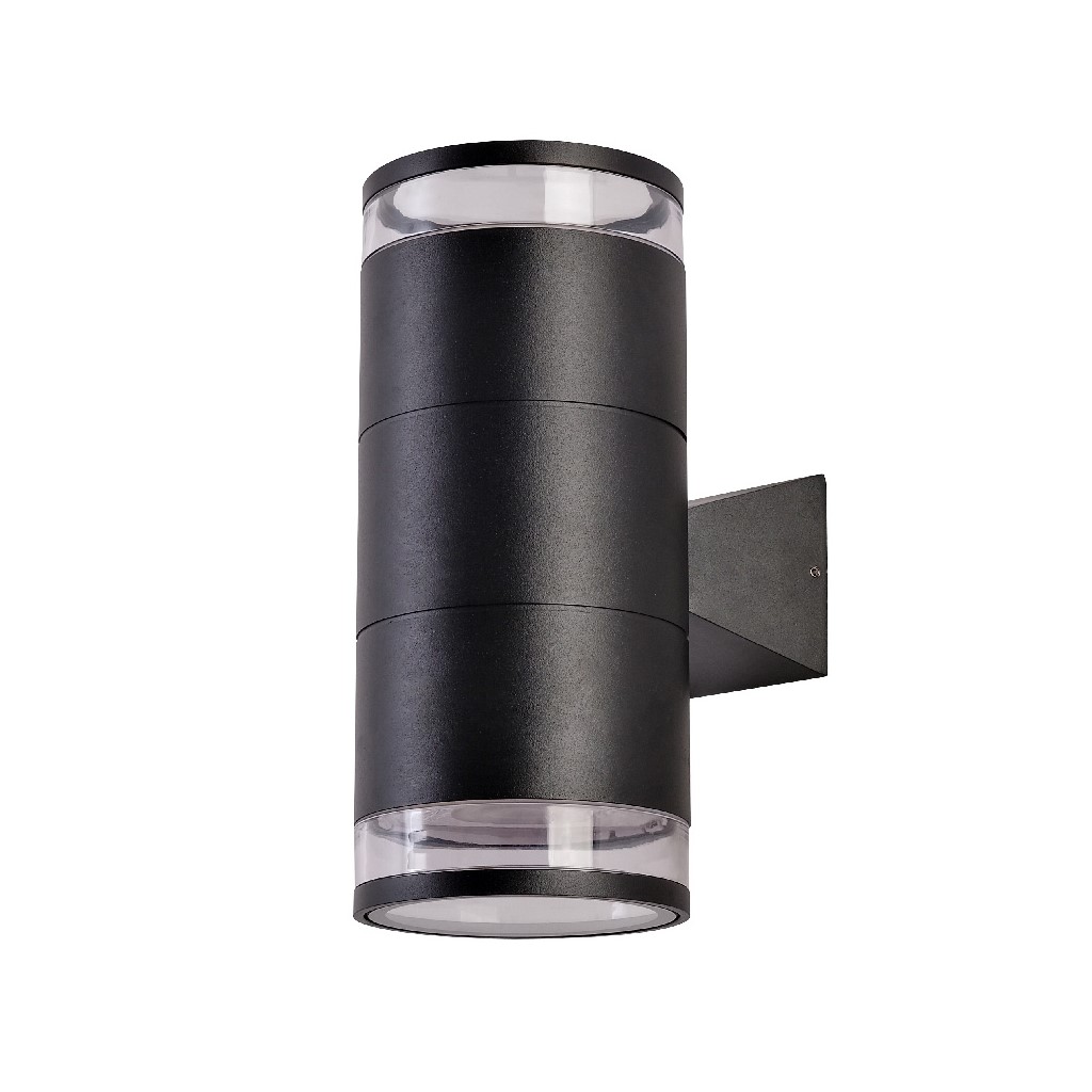 LUM EXT SOB MURO LED 20W 100-240V 30K NEGRO MORIAH