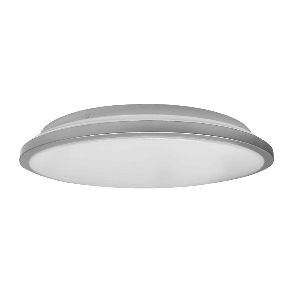 LUM DOWNLIGHT LED 24W 100-240V 30/40/65K 1450LM PLATA CITALA