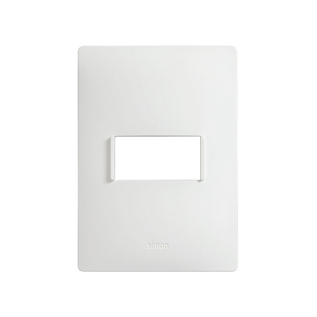 PLACA CIEGA C/CHASIS - BLANCO/BLANCO S26 SIMON