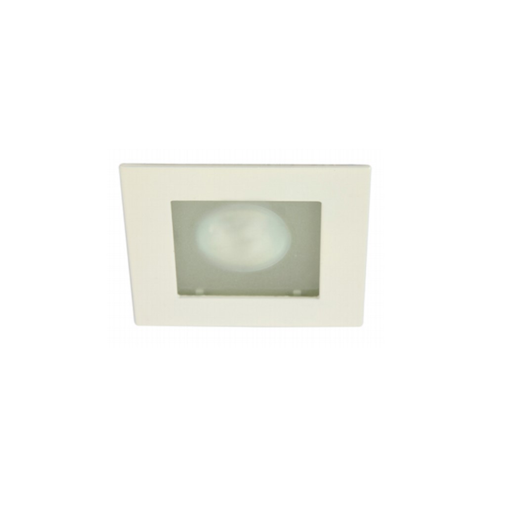 LUM INT EMP/TECHO GY6.35. 63X63MM S/LAMP BCO ALBA