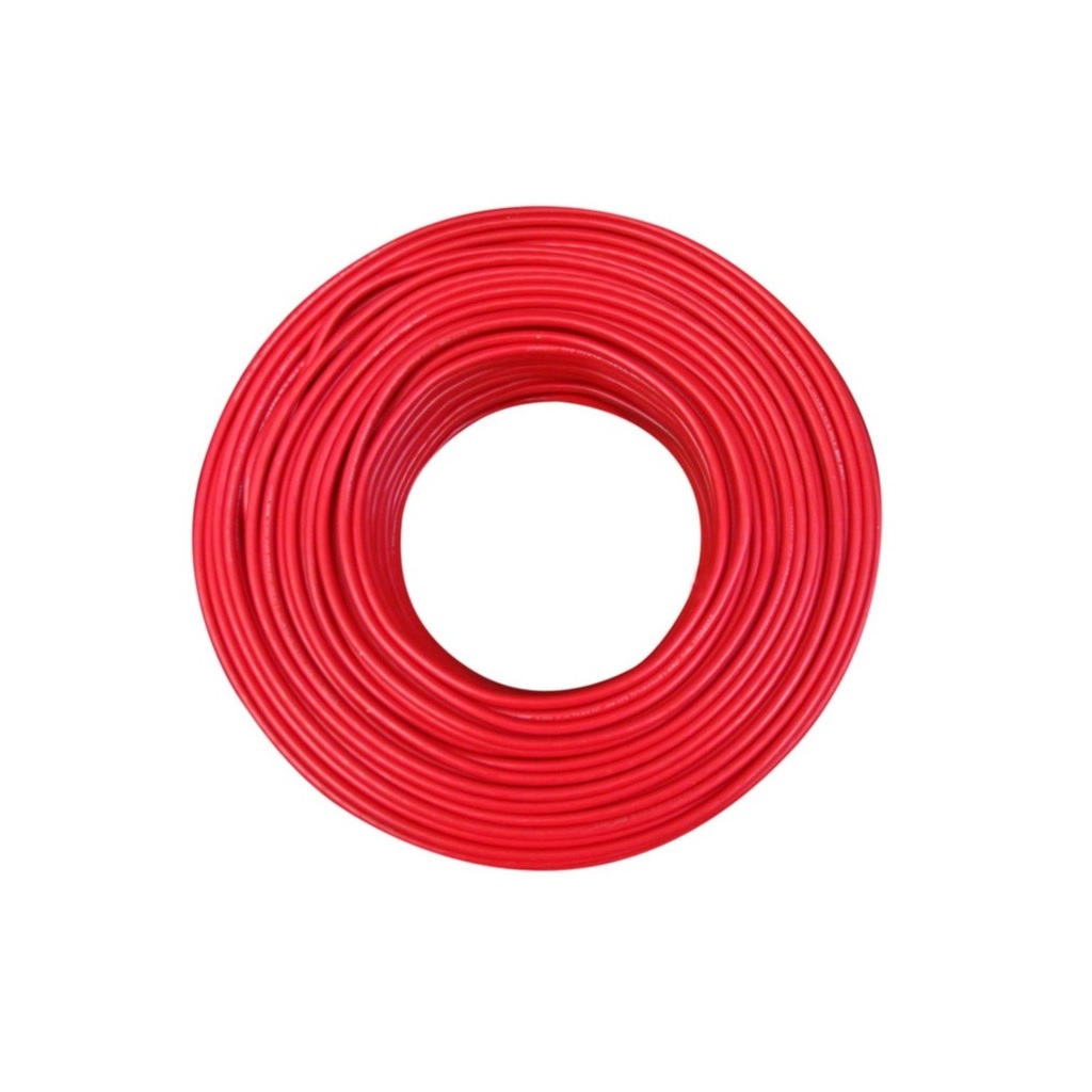 CABLE THW 6 AWG 600V ROLLO 100M ROJO COBRE KOBREX