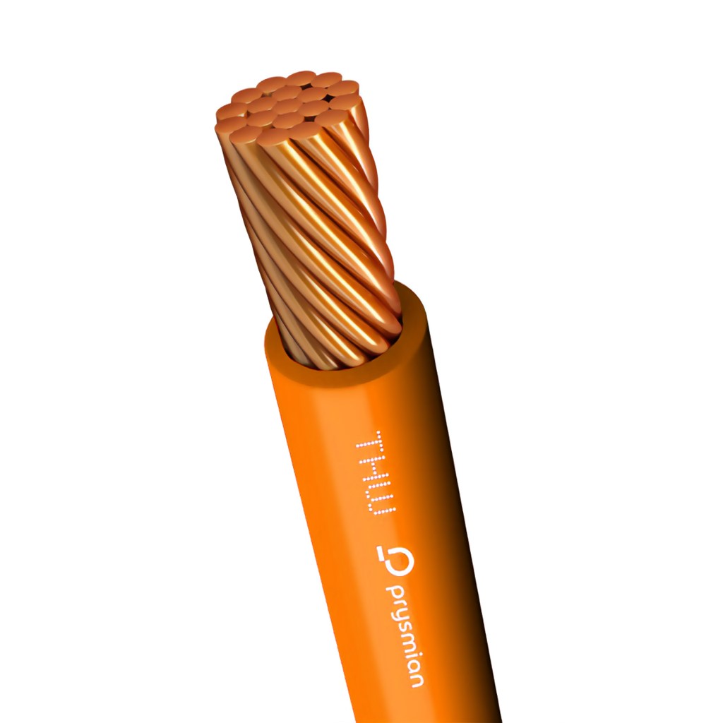 CABLE THW 8 AWG 19H 600V 75-90C CARR 1000 MT NARANJA G C