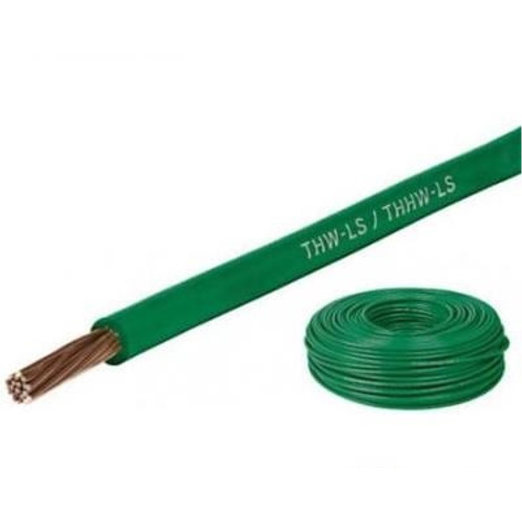 CABLE THW 10 AWG CARR 500 VERDE CONDULAC