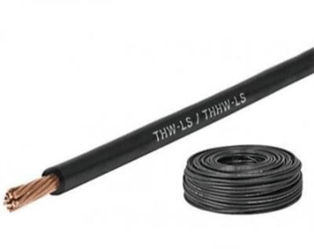 CABLE THW 4 AWG ROLLO 100M NEGRO CONDULAC