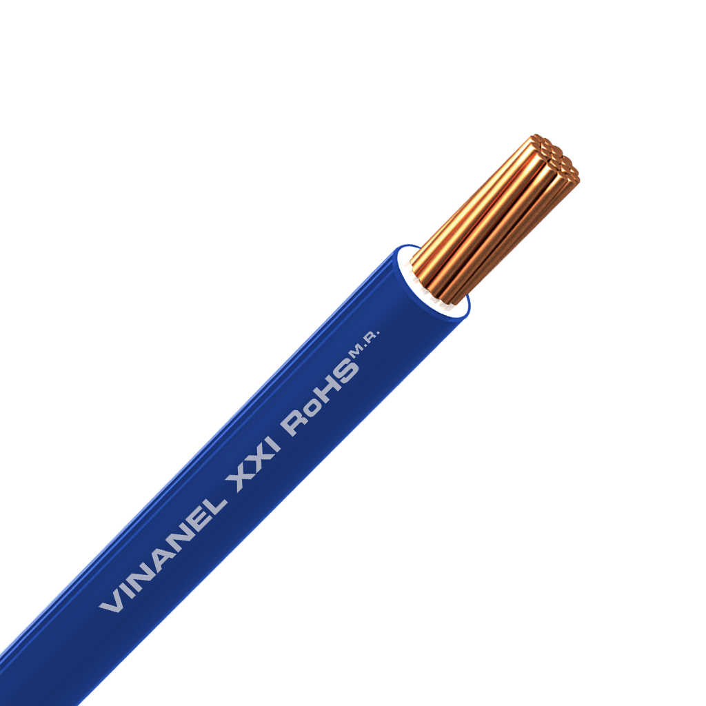 CABLE XXI THHW 10 AWG 90C CARR 1000M AZUL VINANEL