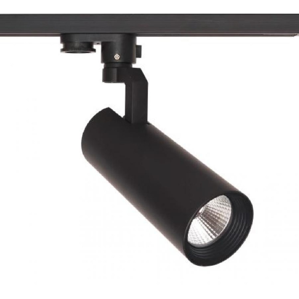 LUM LED CYLINDER 12W 127V NEGRO