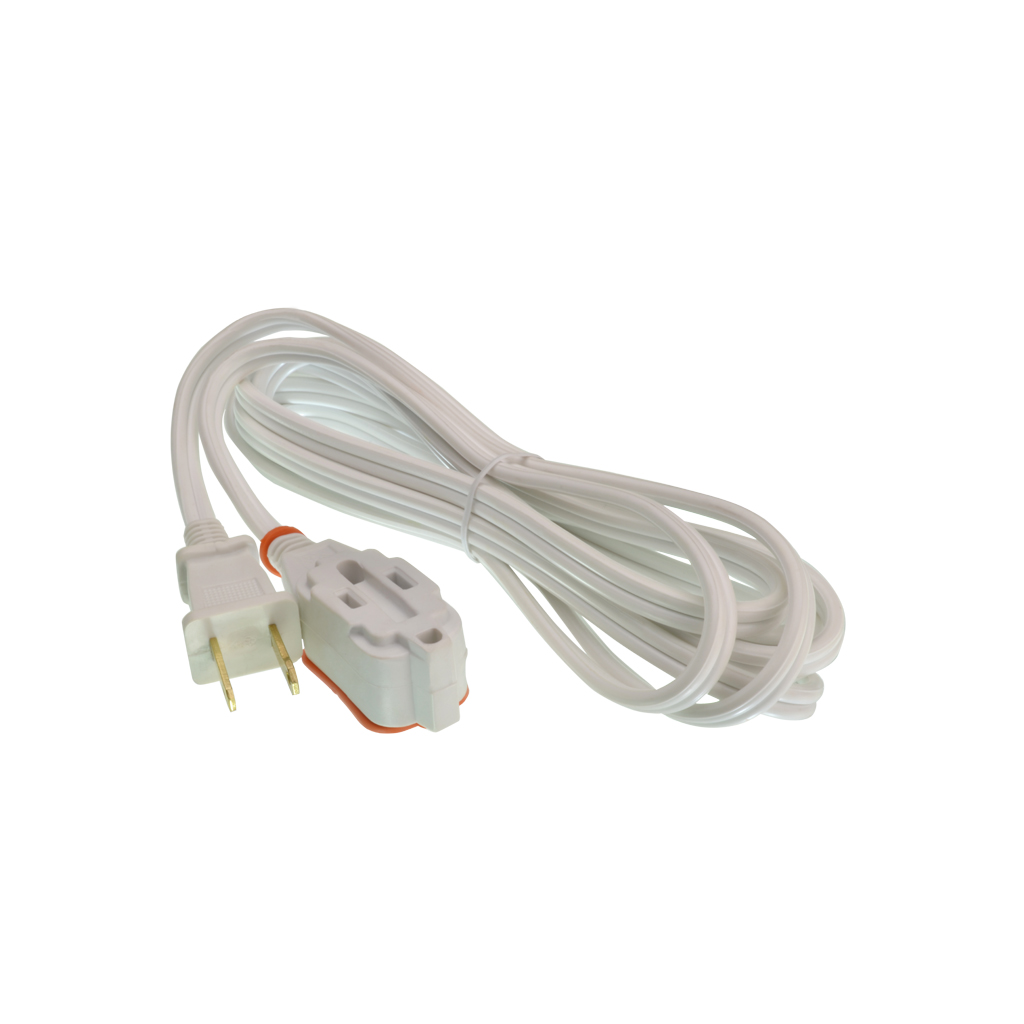 EXTENSION POT 16AWG 10M POLARIZADA BLANCA IUSA