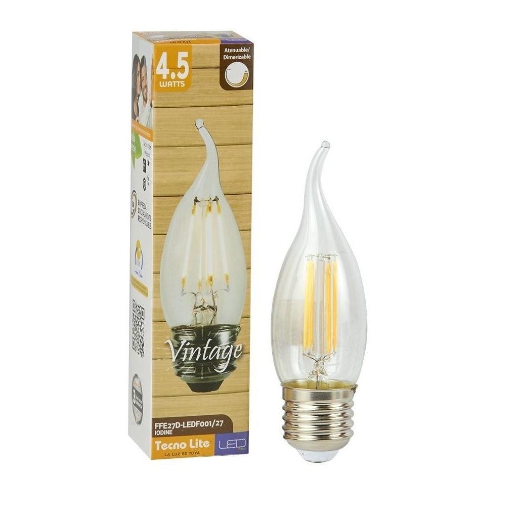 LAMP LED FILAMENTO 4.5W 27K E27 420 LM