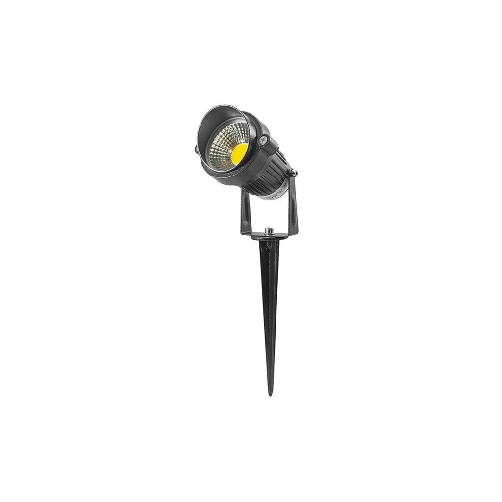 LUM DE PISO LED 5W 85-265V 30K 60G IP65 ESTACA/VCRA ALUM NGO