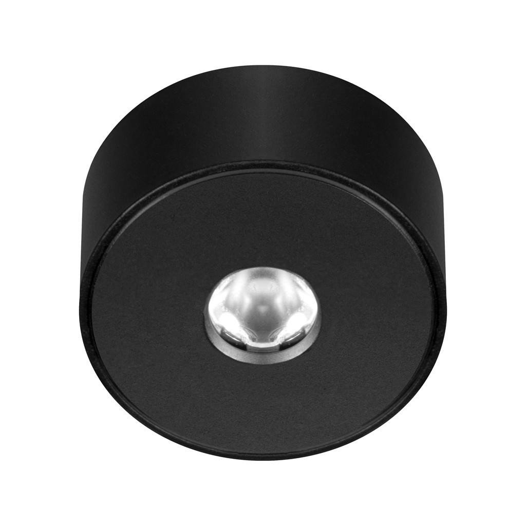 LUM SOB MUEBLE LED 2W 24V 30K 160LM 24G ATEN NEGRO NANOTRACK