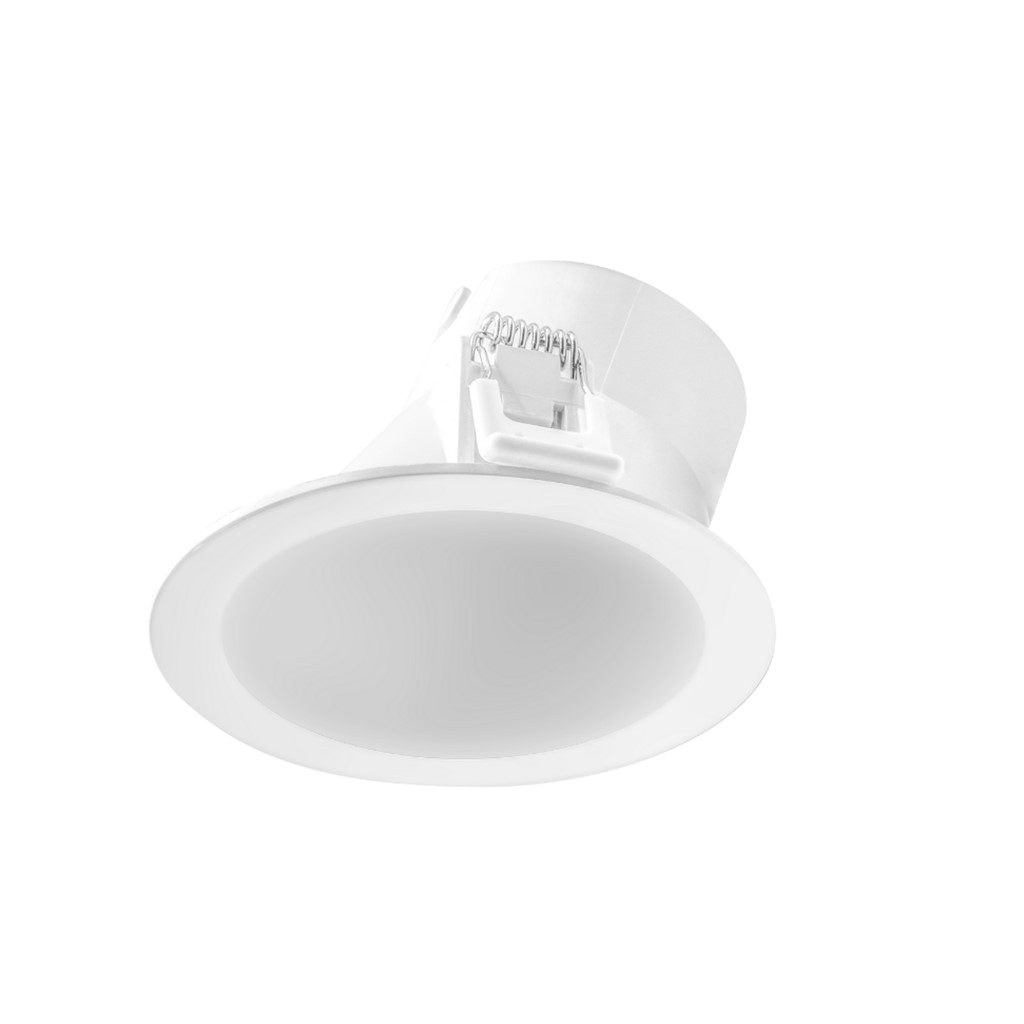 DIFUSOR REDONDO BAFLE LATERAL POLICARB BLANCO MODULO LED 8W