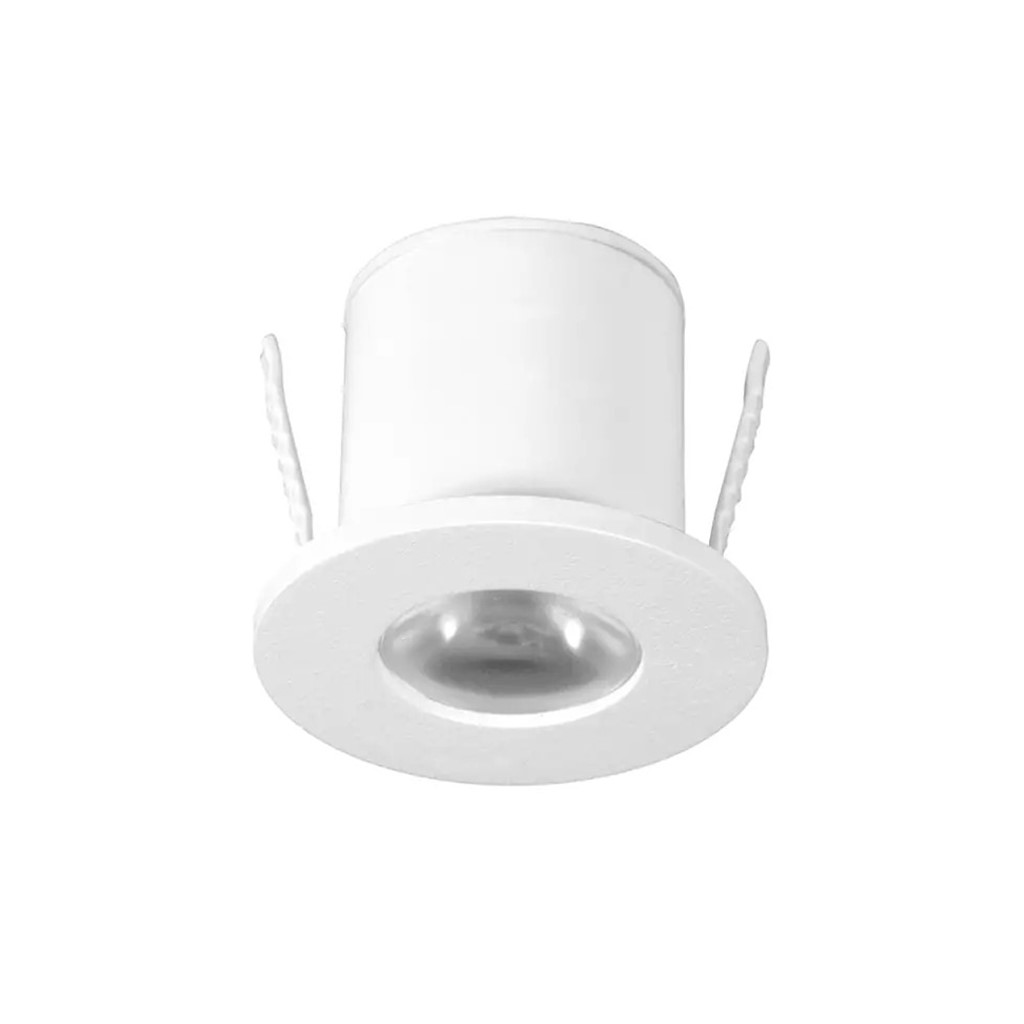 LUM DOWNLIGHT AREAS HUMED LED 1W 100-240V 30K 60LM 30G NEGRO