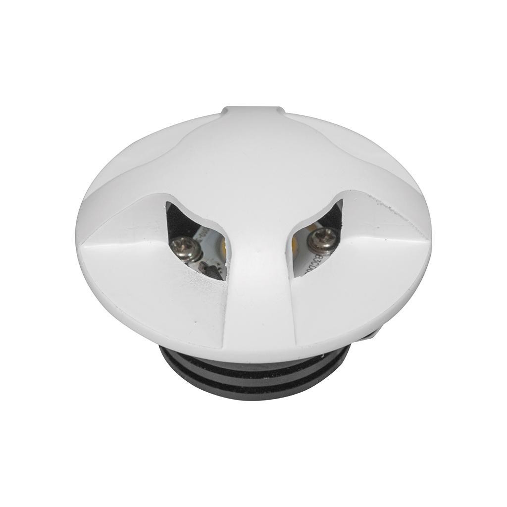 LUM EMP MURO LED 2.5W 85-265V 30K BLANCO 3 SALIDAS LUZ