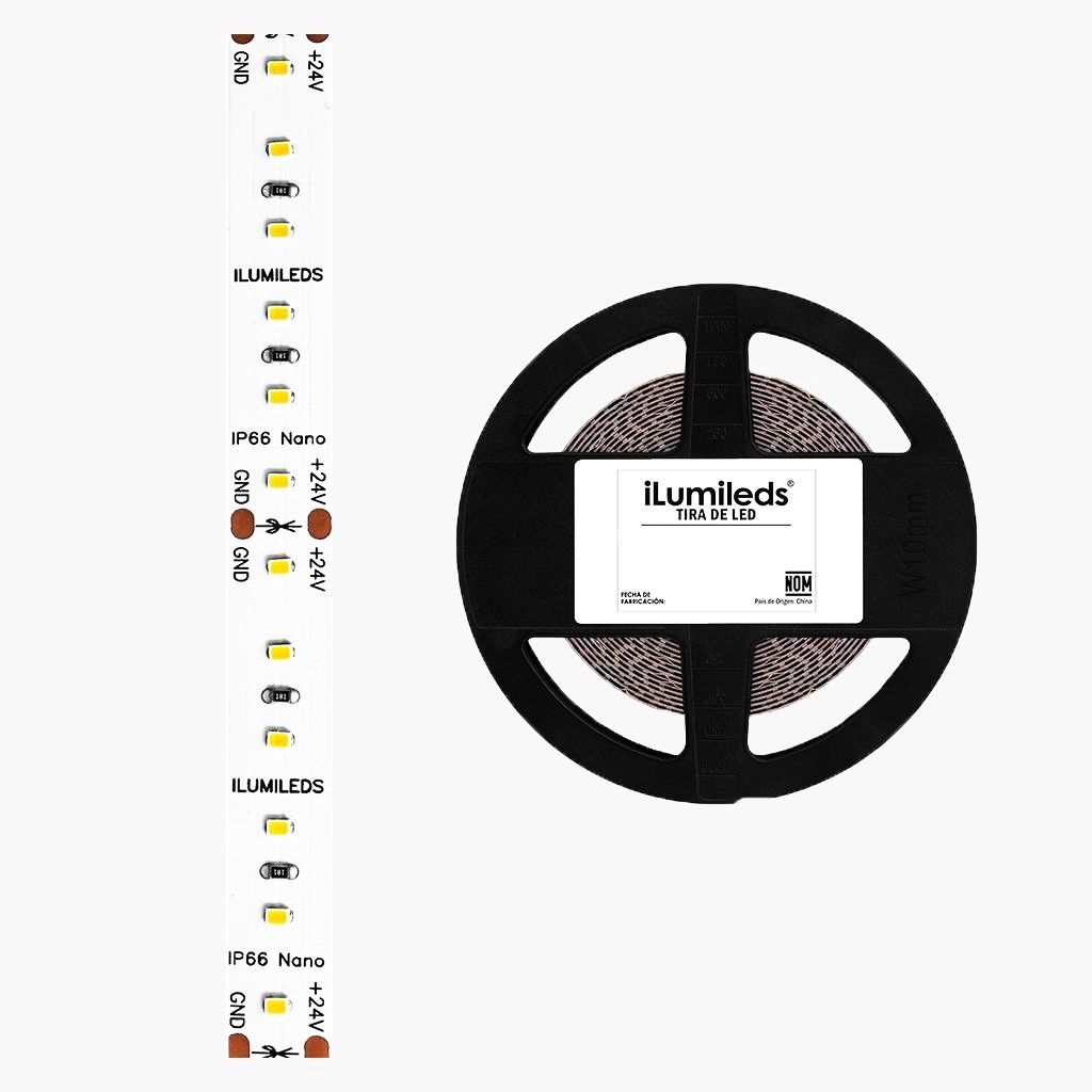 TIRA EXTRAPLANA LED 2216 120LEDXM 48W 24VCD 4100K IP66 ROLLO