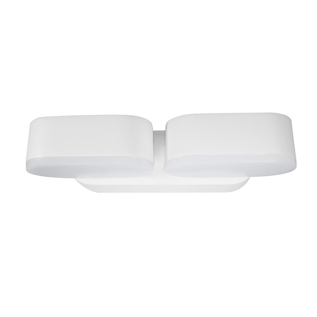 LUM SOB MURO LED 2X6W 100-240V 30K DIRIG BLANCO ILUMILEDS