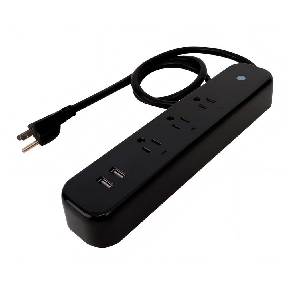 BARRA MULTICONTACTO SMART 3 CONTACTOS 2 USB 15A 127V IUSA