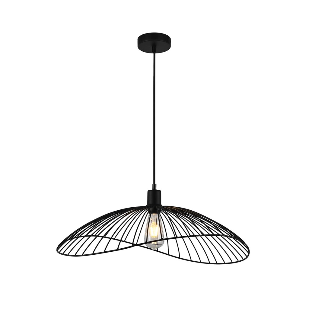 LUM SUSP COLOR NEGRO 1 X 60 W TAO