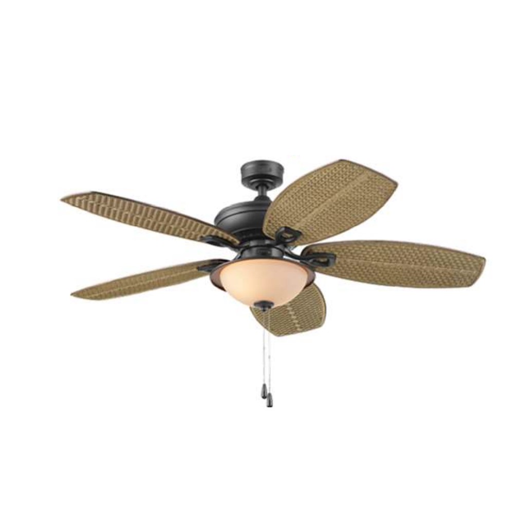 VENTILADOR 52" HURACÁN TROPICAL 127V 59.4W LUZ LED CADEN BCE