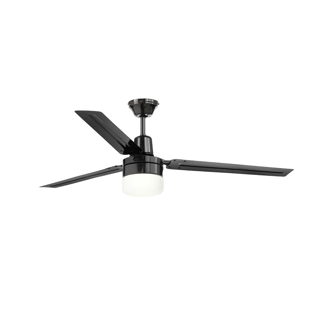 VENTILADOR 54" TORBELLINO 3 ASPAS NEGRO C/LUZ COOLFAN