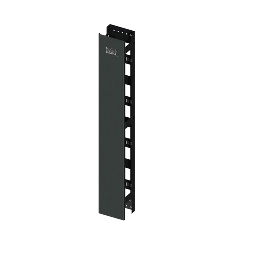 ORGANIZADOR VERTICAL METÁLICO P/RACKS CENTRAL O LATERAL 7'FT