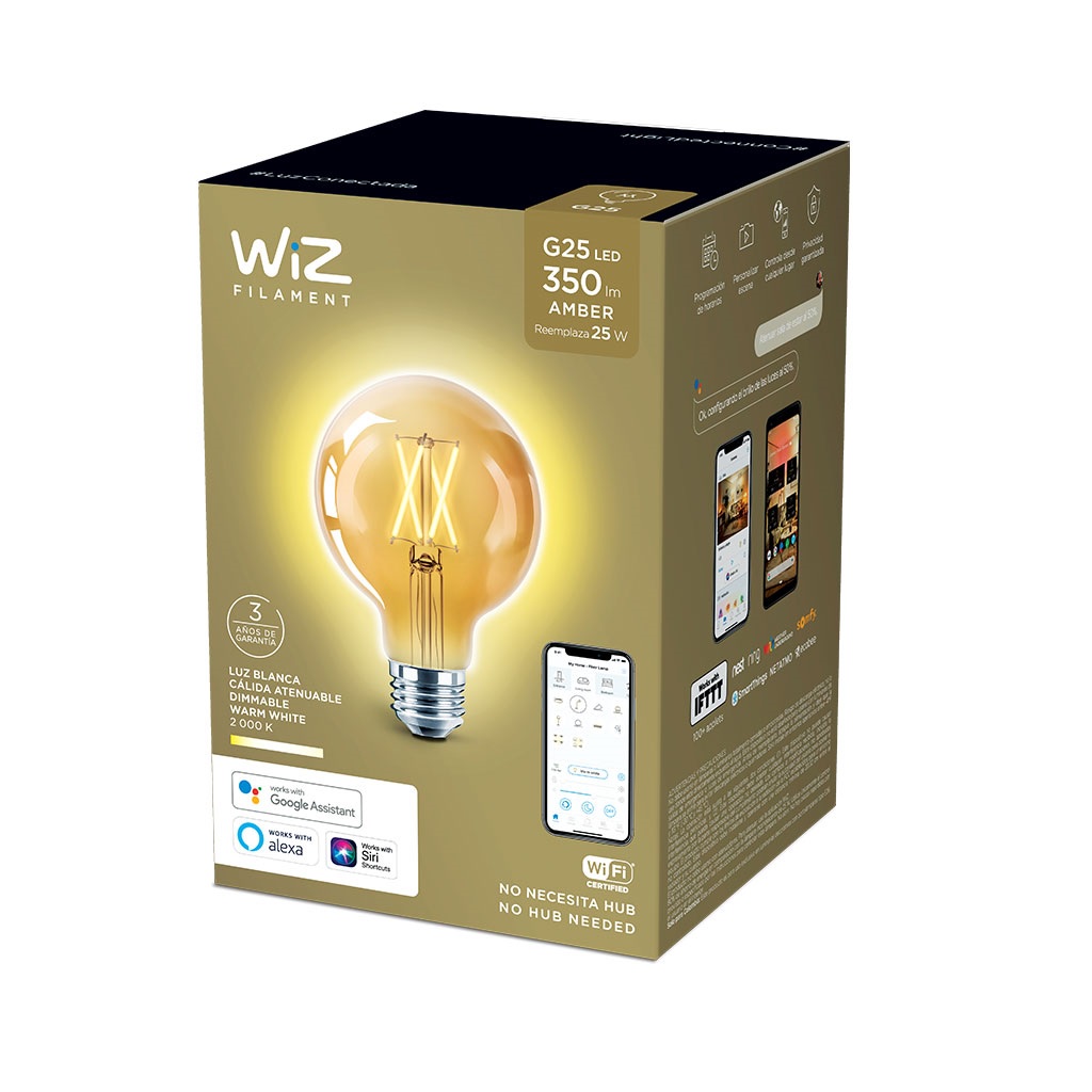 LAMP LED G45 E26/27 5W 120V 20K DIM VINTAGE WIFI WIZ