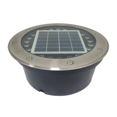 LUM EXT SOLAR LED 0.8W 3.7VCD 30K IP67 NGO SATIN HAMAL