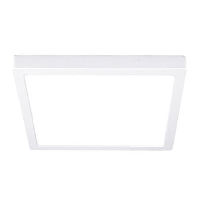 LUM INT SOB TECHO LED 24W 100-240V 30K BCO CUADRADO ALGEDI I