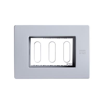 PLACA PARED IP55 GRIS S26 SIMON