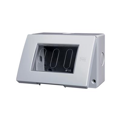 CAJA SUPERFICIE C/PLACA IP55 - GRIS S26 SIMON