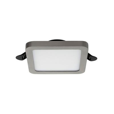 LUM DOWNLI CUAD LED 6W 100-277V 30/40/60K 360LM IP44 3PG NIQ