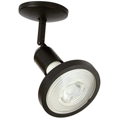 LUM INT SPOT RIEL E27 100-240V S/LAMP NEGRO