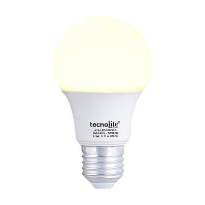 LAMP LED CLASSIC A19 E26 8.5W 100-240V 30K (3PZ) TECNOLITE