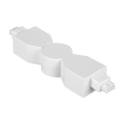 CONECTOR FLEXIBLE HORIZONTAL BLANCO