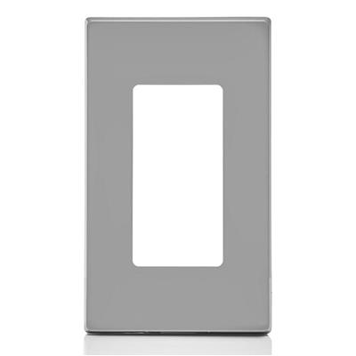 PLACA 1MOD GRIS POLICARBONATO DECORA PLUS