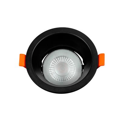 LUM DOWNLIGHT LED 5W 100-240V 30K 350LM NEGRO