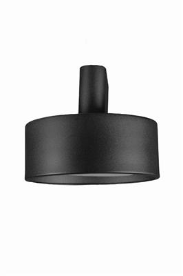 LUM SOB MURO LED 7W 100-265V 30K NEGRO EUROPEA