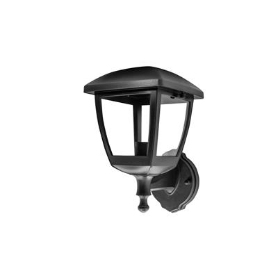 LUM SOB MURO P/E27 100-240V NEGRO IP44