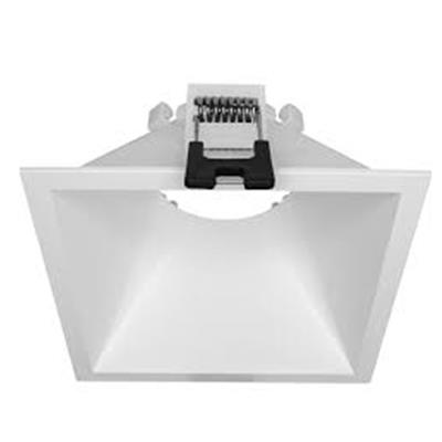 DIFUSOR P/LAMP TIPO DICROICA MR16 GU10 O LED CUADRADO BAFLE