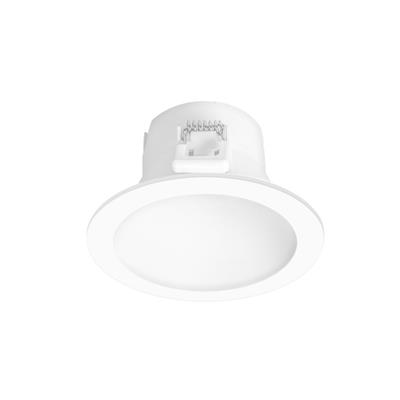 DIFUSOR REDONDO BAFLE POLICARB BLANCO MODULO LED 8W