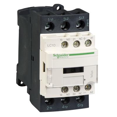 CONTACTOR MAG 3P  25A 1NA-1NC bob/24 VCD