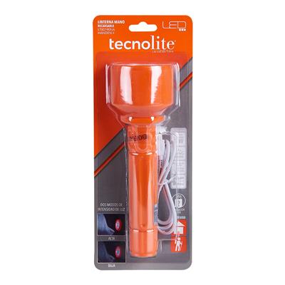 LAMP PORTATIL LED 1W 100-240V 65K RECARGABLE NARANJA