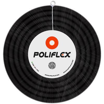 POLIFLEX TRICAPA NEGRO EXTERIORES ENT C/GUIA 1PG ROLLO 50MT