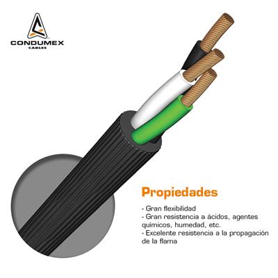 CORDON USO RUDO SJT 2X16 AWG 600V 60C METRO NGO CONDULAC