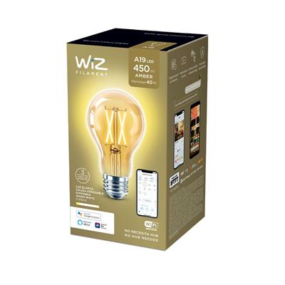 LAMP LED A19 E26/27 6W 120V 20K DIM VINTAGE WIFI WIZ