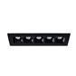 LUM EMP TECHO INT LED 5X17W 100-240V 27K-65K ATEN ALUM NEGRO