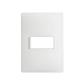 PLACA CIEGA C/CHASIS - BLANCO/BLANCO S26 SIMON